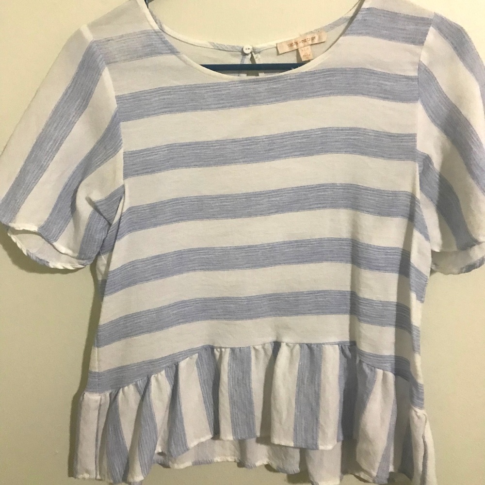 Striped Blouse Top